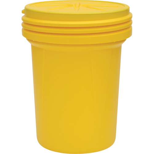 Lab Pack Plastic Barrel Drum with Screw-On Lid, 30 US gal., Mobile/Stationary Ontario Safety Products