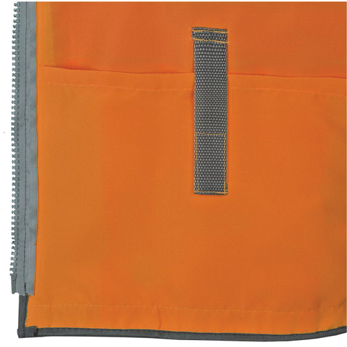 Pioneer Mesh Back Zip Front Surveyor Safety Vest, High Visibility Orange, Small, Polyester Ontario Safety Products