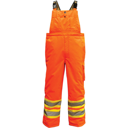 6450PO Freezer 300D Trilobal Overalls, Polyester, Medium, High Visibility Orange Ontario Safety Products