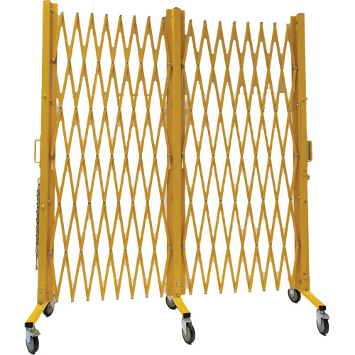 Expandable Barrier, 84" H x 20' L, Yellow Ontario Safety Products