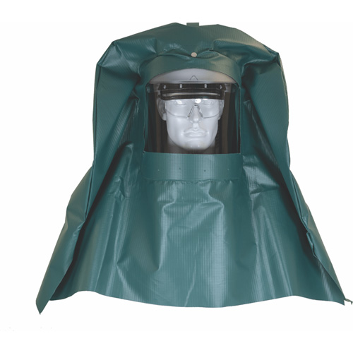 Chemical Splash Hood & Hard Cap with Chemical Resistant Face Shield Ontario Safety Products