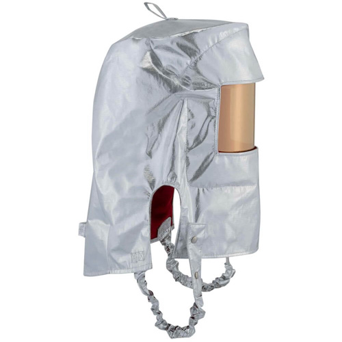 Heat Reflective Hood with Clear Gold Window Ontario Safety Products