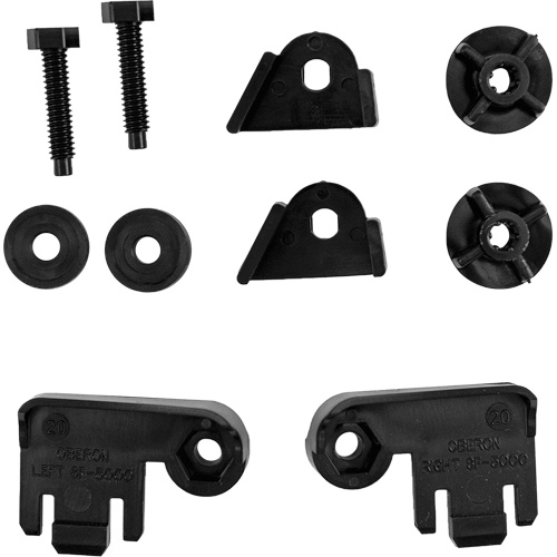 Black A5 Adapter Set for Slotted Hardcaps Ontario Safety Products