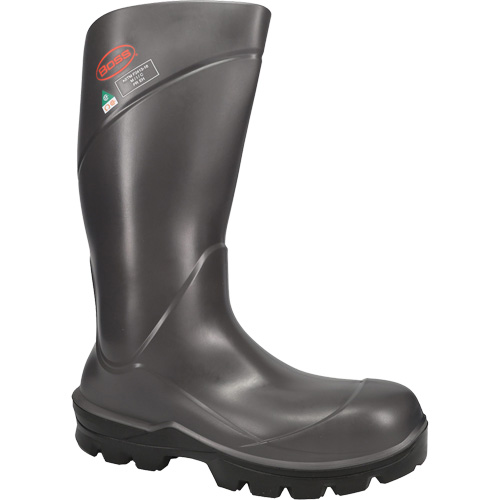 Bottes de s&eacute;curit&eacute; int&eacute;grales Boss Footwear, Polyur&eacute;thane, Embout Acier, Taille 4, Imperm&eacute;able Ontario Safety Products