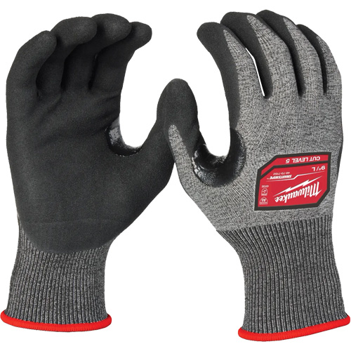 Gants de haute dext&eacute;rit&eacute;, Taille Moyen, Calibre 18, Rev&ecirc;tement Nitrile, Enveloppe en Poly&eacute;thyl&egrave;ne, ANSI/ISEA 105 niveau 5 Ontario Safety Products
