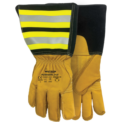Gants r&eacute;sistants &agrave; l'eau Powerline, Cuir, Moyen Ontario Safety Products