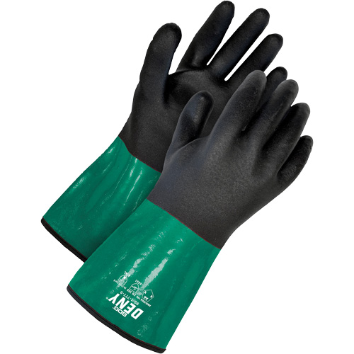Gants r.sistant aux produits chimiques avec doublure r&eacute;sistante &agrave; la coupe, Taille 11/2T-Grand, 12" lo, PVC Ontario Safety Products
