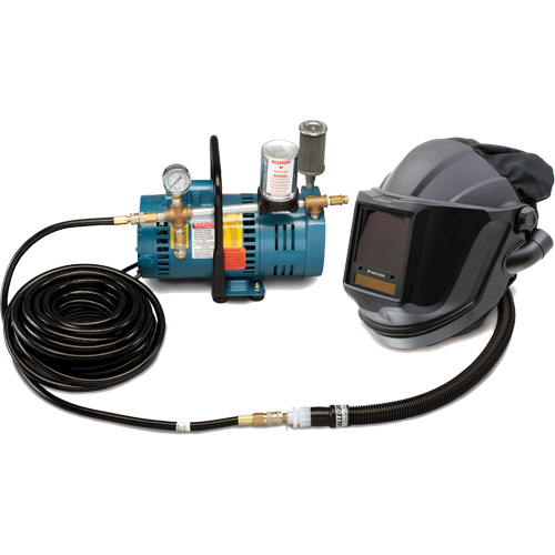 1-Worker MAXSHIELD&reg; Supplied Air Shield & Flip-Front Welding System Ontario Safety Products