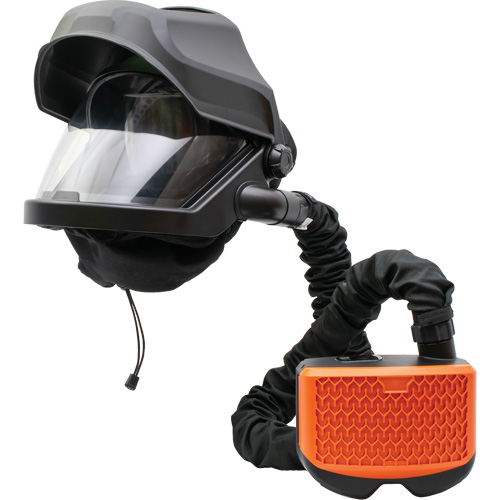 PEAKAIR MAXSHIELD avec devant rabattable & ensemble de souffleur ADF X90VX, Respirateur &agrave; masque, Pile Lithium-ion Ontario Safety Products