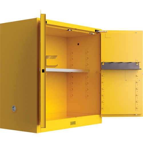 Armoire de s&eacute;curit&eacute; pour produits inflammables Utili-Guard+, 30 gal., 1 Porte(s), 43" La x 44" h x 22" p Ontario Safety Products