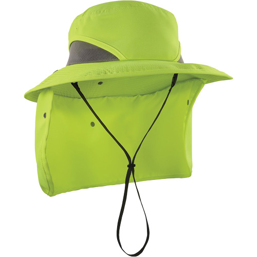 Chapeau de garde forestier 8934 Chill-Its avec prot&egrave;ge-nuque, grand/tr&egrave;s-grand, Lime haute visibilit&eacute; Ontario Safety Products