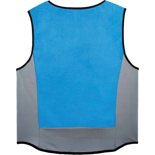 Chill-Its 6667 Wet Evaporative Cooling Vest with Zipper Closure, X-Large, Blue Ontario Safety Products