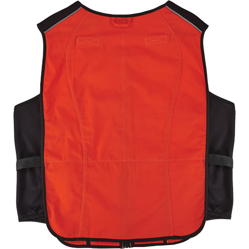 Veste de refroidissement &agrave; changement de phase l&eacute;g&egrave;re avec sachets de recharge Chill-Its 6260, Petit/Moyen, Orange Ontario Safety Products