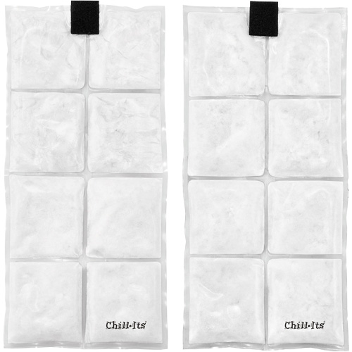 Veste de refroidissement &agrave; changement de phase l&eacute;g&egrave;re avec sachets de recharge Chill-Its 6260, Petit/Moyen, Orange Ontario Safety Products