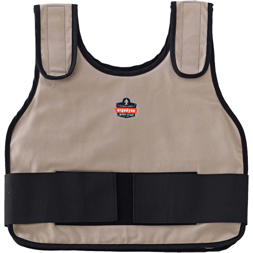 Veste de refroidissement &agrave; changement de phase standard avec sachets de recharge Chill-Its 6230, Petit/Moyen, Khaki Ontario Safety Products