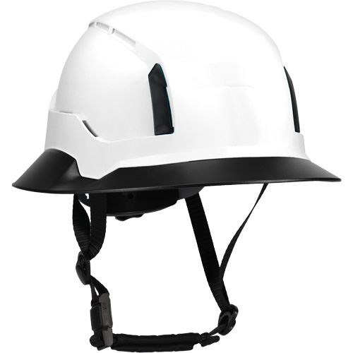 Bordure large compl&egrave;te &agrave; agrafe pour casque d'alpiniste RZRBack, blanc Ontario Safety Products