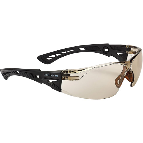 Rush+ Small BSSI Safety Glasses, Brown/Copper Lens, Anti-Fog/Anti-Scratch, ANSI Z87+ Ontario Safety Products