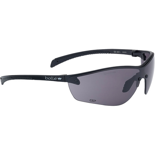 Silium+ BSSI Safety Glasses, Smoke/Grey Lens, Anti-Fog/Anti-Scratch, ANSI Z87+ Ontario Safety Products