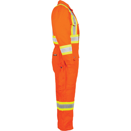 High-Visibility Lined Canvas Overalls, 2X-Large, High Visibility Orange Ontario Safety Products
