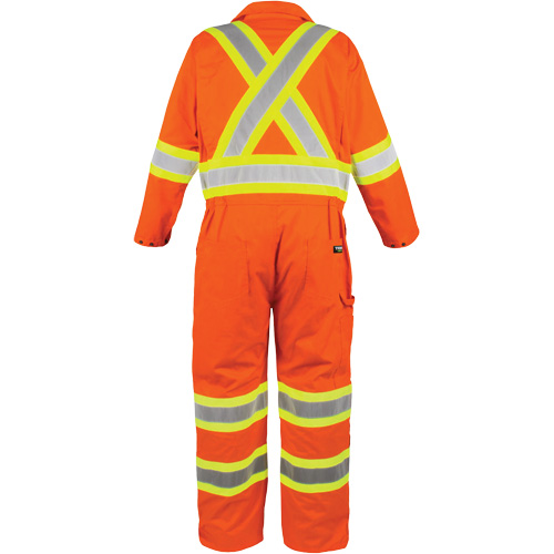 High-Visibility Unlined Coveralls, Medium, High Visibility Orange Ontario Safety Products