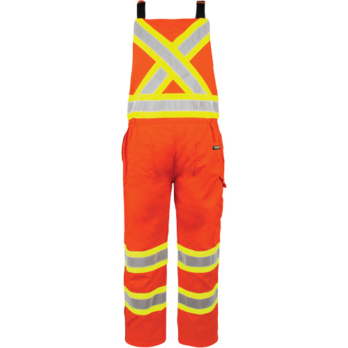 High-Visibility Unlined Overalls, 2X-Large, High Visibility Orange Ontario Safety Products