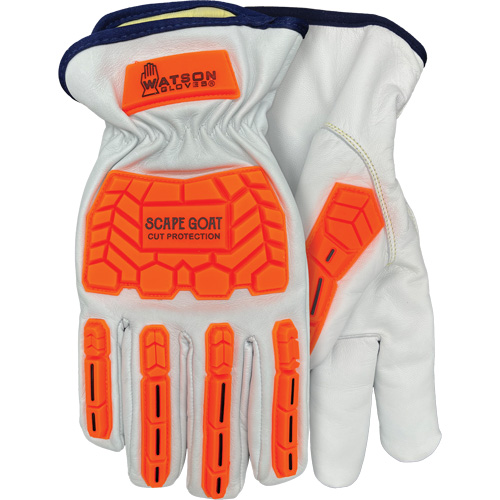 Gants r&eacute;sistants &agrave; la coupe Scape Goat, T-petit, Paume en Ch&egrave;vre, Poignet &eacute;lastique/Conducteur Ontario Safety Products