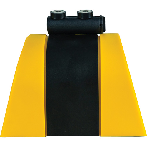 Syst&egrave;me de barri&egrave;re de s&eacute;curit&eacute; HAZLOK, Plastique, Fixation magn&eacute;tique, 30', Ruban Noir et jaune Ontario Safety Products