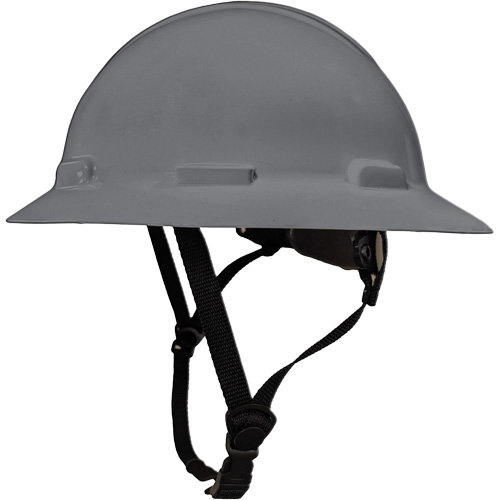 LIDGUARD&reg; Full Brim Hardhat with Chinstrap, Meets CSA Type 2, Ratchet Suspension, Vented Ontario Safety Products