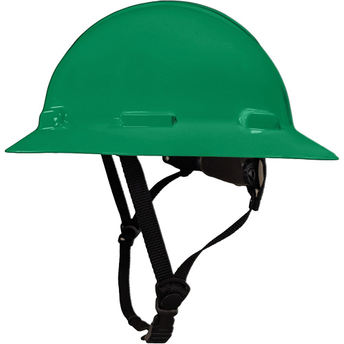 Casque de s&eacute;curit&eacute; &agrave; bordure compl&egrave;te LIDGUARD avec mentonni&egrave;re, R&eacute;pond aux normes CSA type 2, Suspension Rochet, Ventil&eacute; Ontario Safety Products