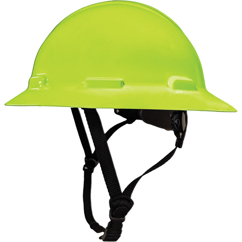 Casque de s&eacute;curit&eacute; &agrave; bordure compl&egrave;te LIDGUARD avec mentonni&egrave;re, R&eacute;pond aux normes CSA type 1, Suspension Rochet, Ventil&eacute; Ontario Safety Products