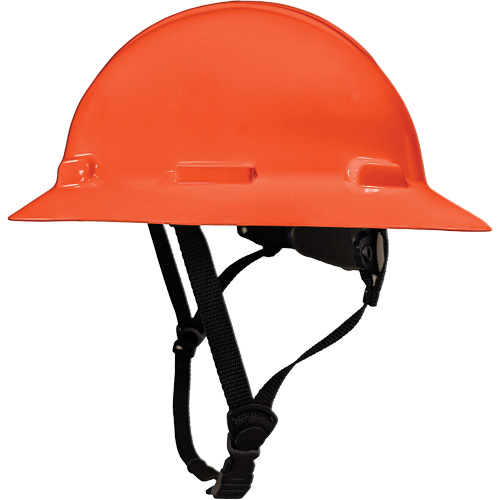 Casque de s&eacute;curit&eacute; &agrave; bordure compl&egrave;te LIDGUARD avec mentonni&egrave;re, R&eacute;pond aux normes CSA type 1, Suspension Rochet, Ventil&eacute; Ontario Safety Products