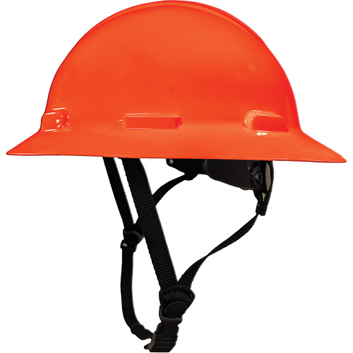 Casque de s&eacute;curit&eacute; &agrave; bordure compl&egrave;te LIDGUARD avec mentonni&egrave;re, R&eacute;pond aux normes CSA type 2, Suspension Rochet, Ventil&eacute; Ontario Safety Products