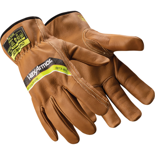 Gants homologu&eacute;s contre les arcs &eacute;lectriques Chrome SLT 5073, 12/3T-Grand, 45 cal/cm², Niveau 4 Ontario Safety Products