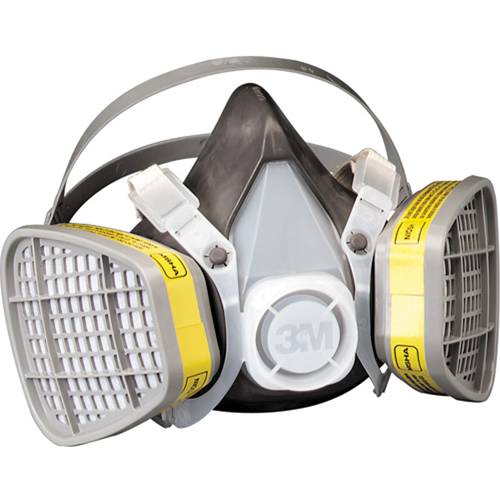 Respirateur pour vapeurs organiques/gaz acide, &eacute;lastom&egrave;re/Thermoplastique, Petit Ontario Safety Products