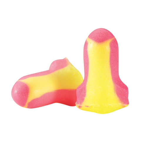 Howard Leight Laser Lite&reg; Multi-Colour Foam Earplugs, Pair - Polybag Ontario Safety Products