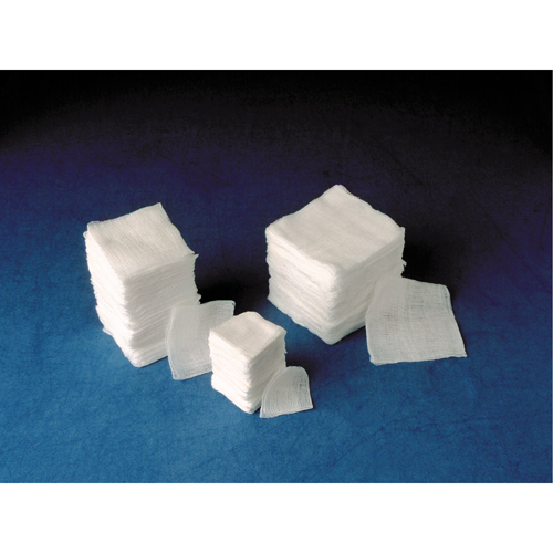 &eacute;ponges de gaze, Tampon, 4" lo x 4" la, Dispositif m&eacute;dical Classe 1 Ontario Safety Products