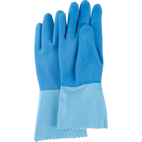 Blue-Grip Heavyweight Gloves, Size 6/Small, 12" L, Rubber Latex, Interlock Inner Lining, 45-mil Ontario Safety Products