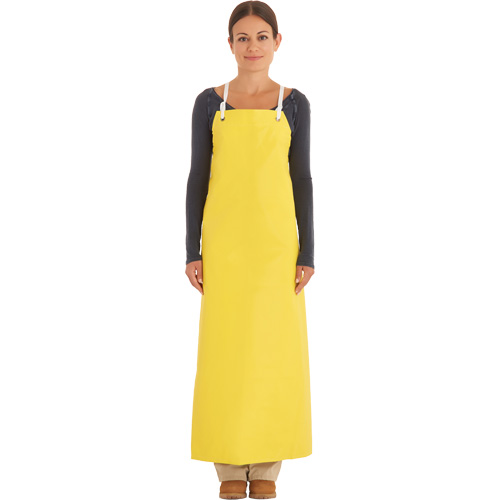 Tablier robuste renforc&eacute;, N&eacute;opr&egrave;ne, 45" lo x 35" la, Jaune Ontario Safety Products