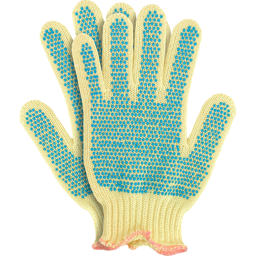Gants en tricot avec pois, Taille Petit/7, Calibre 7, Rev&ecirc;tement PVC, Enveloppe en Kevlar, ANSI/ISEA 105 niveau 2 Ontario Safety Products