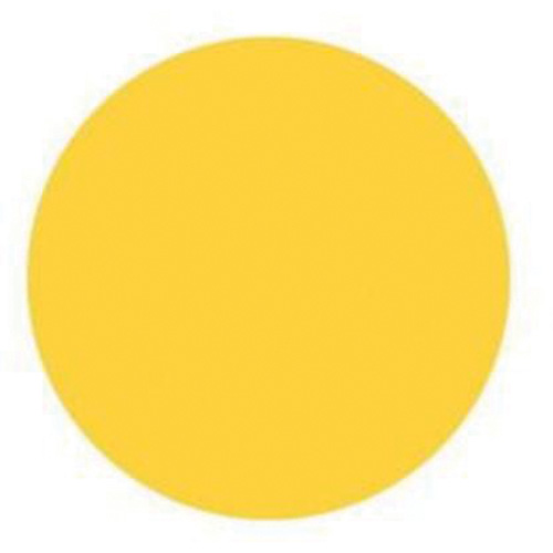 Round Write-On Labels, Circle, 3" L x 3" W, Yellow Ontario Safety Products