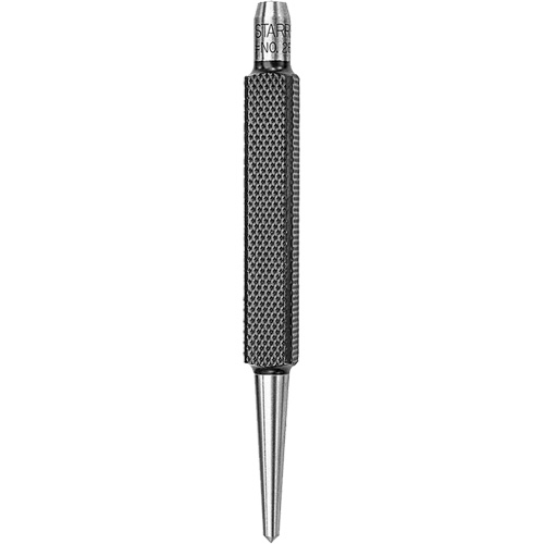 Centre Punch with Square Shank, 1/8" Dia., 3/8" Stock Size, 4" L Ontario Safety Products