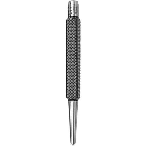 Centre Punch with Square Shank, 5/32" Dia., 3/8" Stock Size, 4-1/4" L Ontario Safety Products