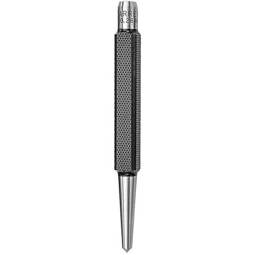 Centre Punch with Square Shank, 3/16" Dia., 7/16" Stock Size, 4-1/2" L Ontario Safety Products