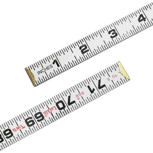 R&egrave;gle Red End Two Way, 6' lo, Bois, Graduations de 1/16" Ontario Safety Products