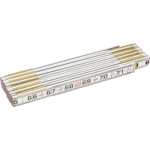 R&egrave;gle plate Red End, 6' lo, Bois Ontario Safety Products