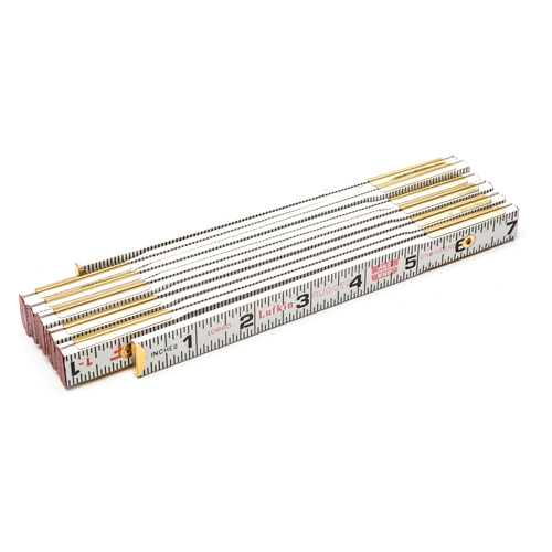 Red End&reg; Engineer's Scale Rule, 6' L, Wood, 1/16" Graduations Ontario Safety Products