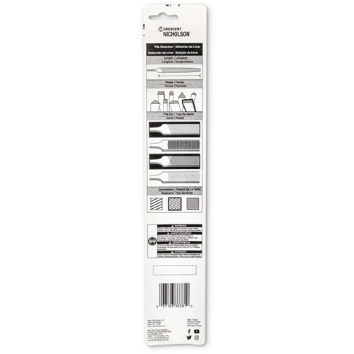 Lime d'affûtage, Plat, 8", Simple/double Ontario Safety Products