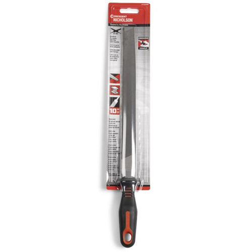 Lime d'usinage &agrave; taille simple, Plat, 10", B&acirc;tarde Ontario Safety Products