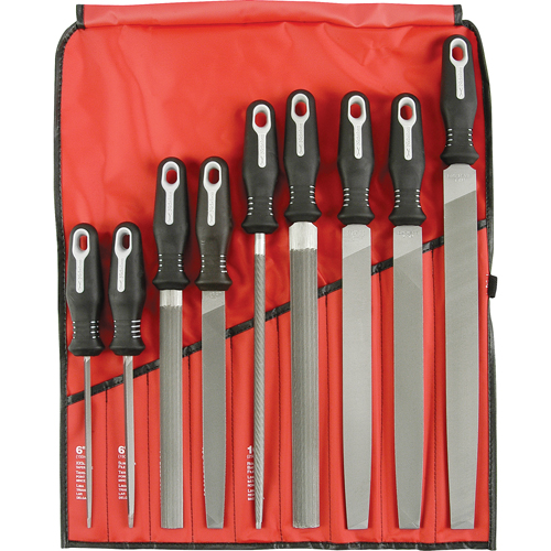 9-Piece Ergonomic File Set, 9 Pcs Ontario Safety Products