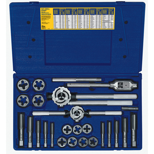 Hanson&reg; Metric Tap & Hex Die Set, 25 Pieces Ontario Safety Products